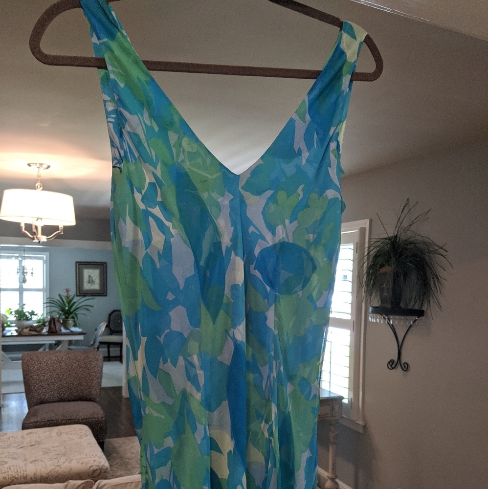 Silk ankle length, special occasion dress